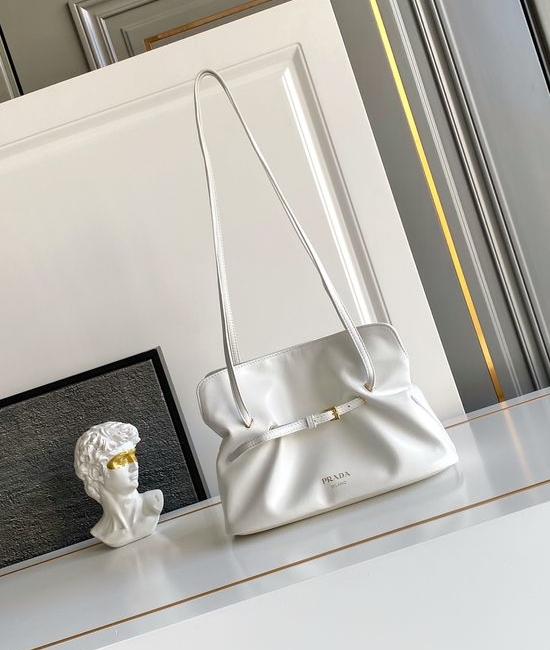 Prada Cloud Shoulder Bag Soft Leather 1BG586