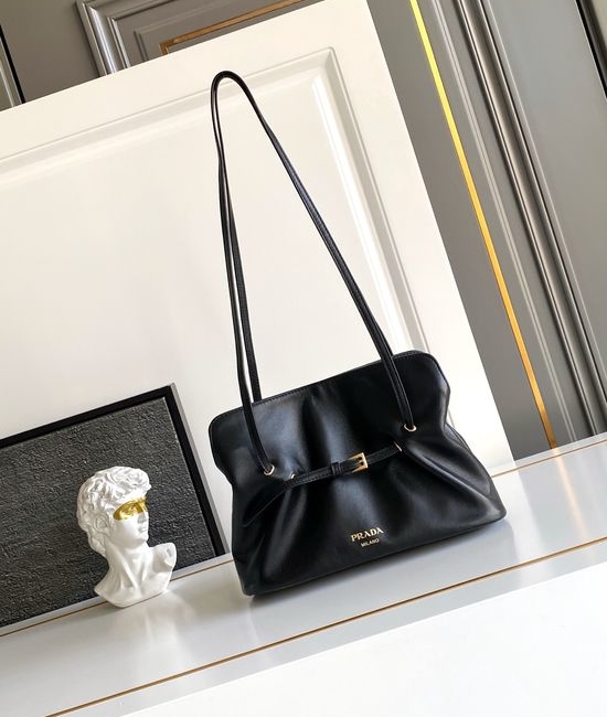 Prada Cloud Shoulder Bag Soft Leather 1BG586