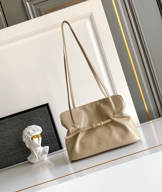 Prada Cloud Shoulder Bag Soft Leather 1BG586