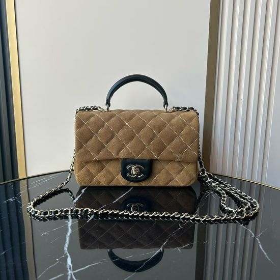 Chanel Deerskin Pattern Handbag AS2431