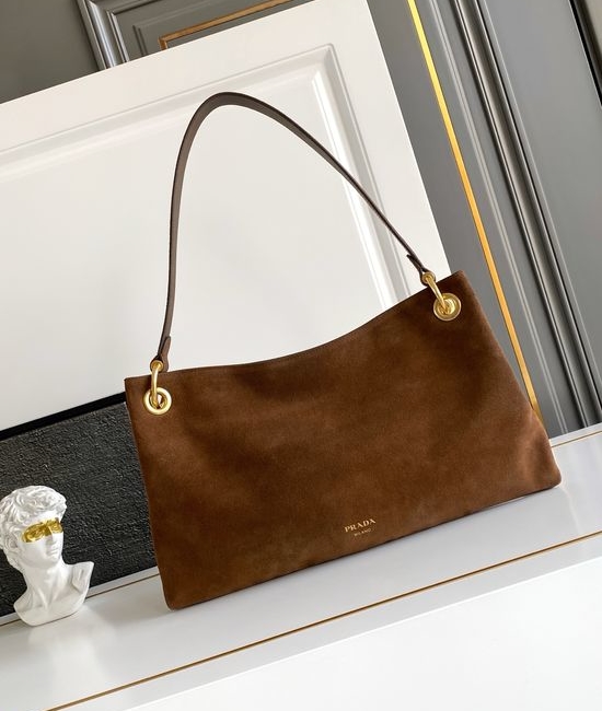 Prada Etude Handbag Geometric Leather Tote Bag 1BC259