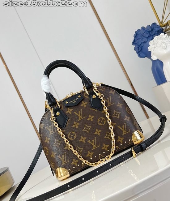 Louis Vuitton LV Alma BB Monogram Canvas Trunk Bag M26084