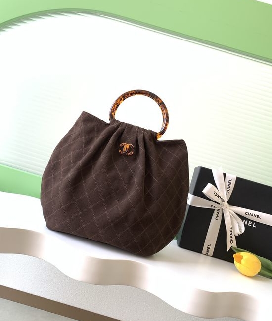 Chanel 26C Suede Handle Bag AS6010