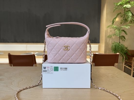 Chanel Lunchbox Calfskin Chain Bag AP5122