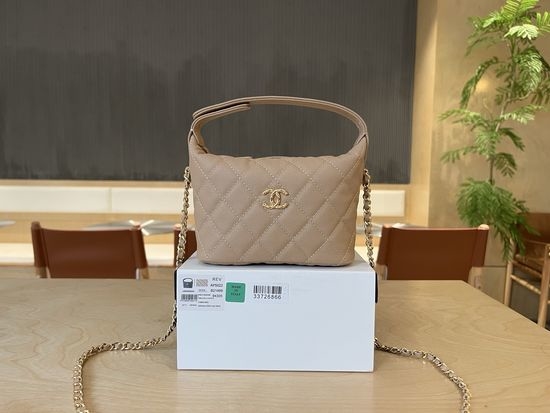 Chanel Lunchbox Calfskin Chain Bag AP5122