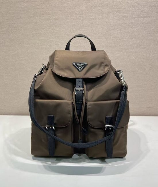 Prada Re-Nylon Ochre Backpack 2VZ110A