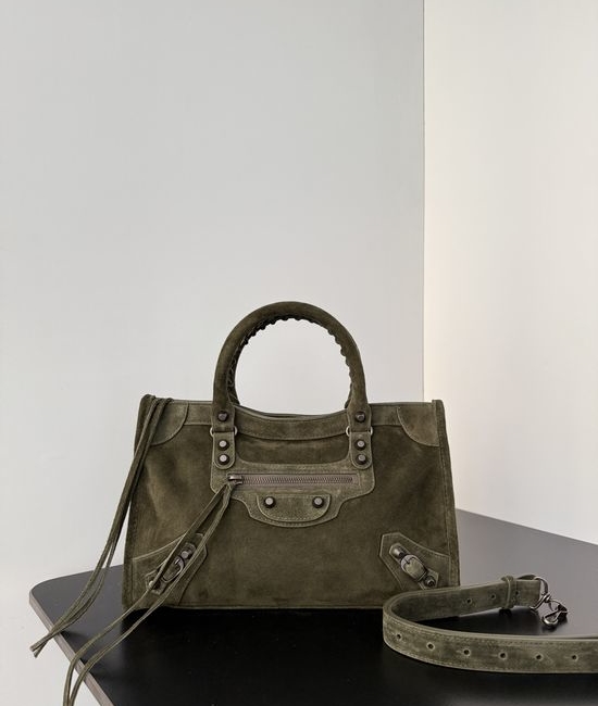Balenciaga Suede Motorcycle Shoulder Bag 811442