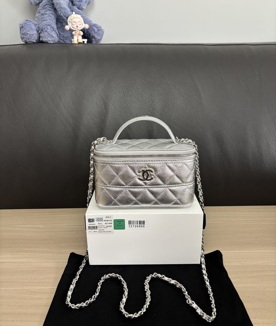 Chanel Logo Crossbody Lipstick Bag A96125