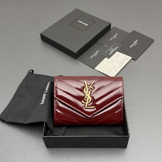 Yves Saint Laurent YSL Matelasse Envelope Wallet 414404