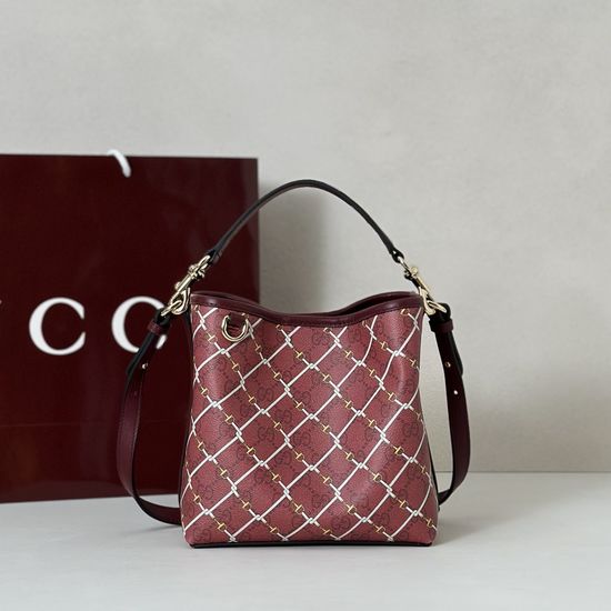 Gucci New Year Red Fabric Bag 815118