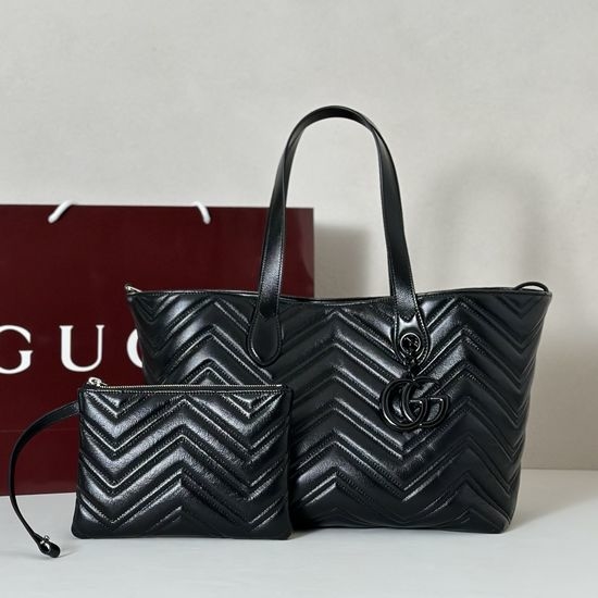 Gucci Black Leather Shoulder Bag 855279