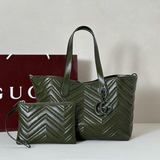 Gucci Classic Shoulder Bag Forest Green 855279