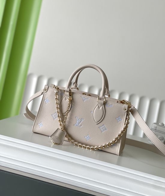 Louis Vuitton LV Onthego Full Leather Quadrangle Bag M27577