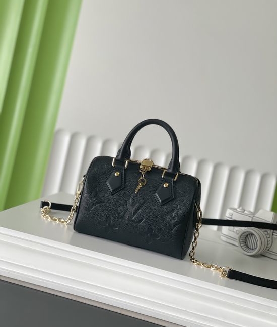 Louis Vuitton LV SPEEDY Leather Boston Bag M58953
