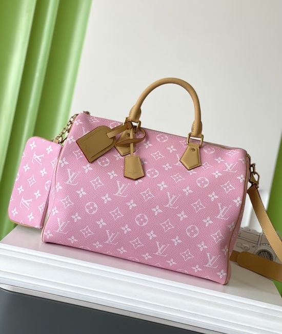 Louis Vuitton LV SPEEDY Pink Leather Handbag M13918