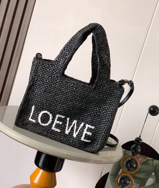 Loewe Font Raffia Tote Bag 8021