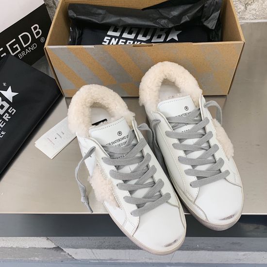 Golden Goose High Quality Fleece Lined Distressed Casual Daily Shoes