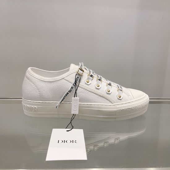 Christian Dior Versatile Canvas Casual Shoes with Non-slip Outsole