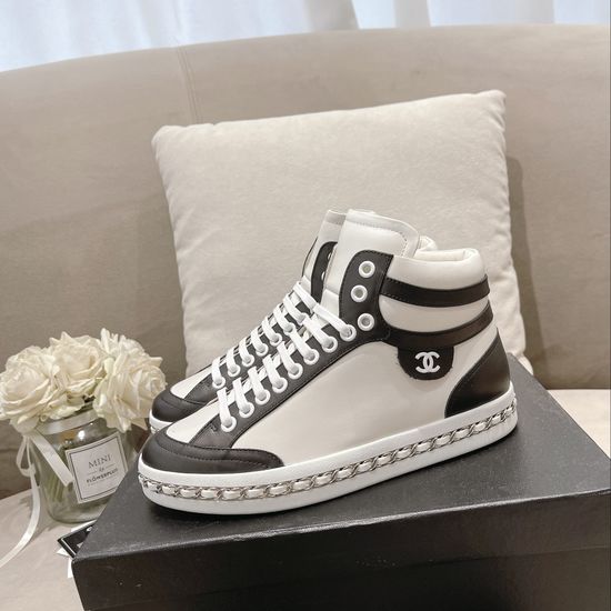 Chanel Premium Leather Soft Lined Elegant Casual Daily Shoes