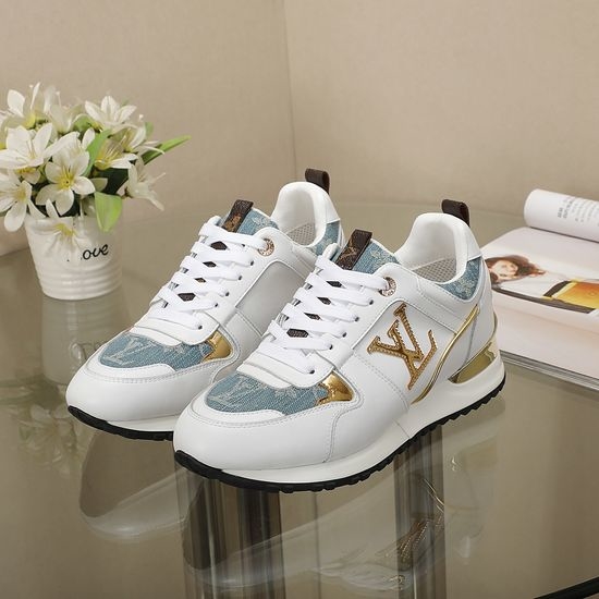 Louis Vuitton LV Cowhide Printed Nylon Shock-absorbing Casual Sneakers