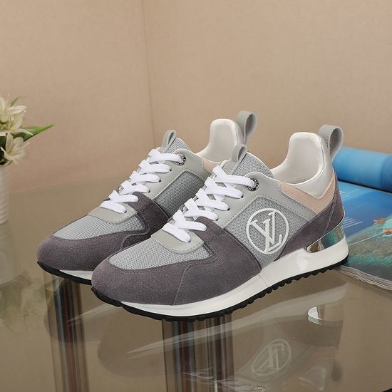 Louis Vuitton LV Breathable Mesh Suede Textured Leather Running Sneakers