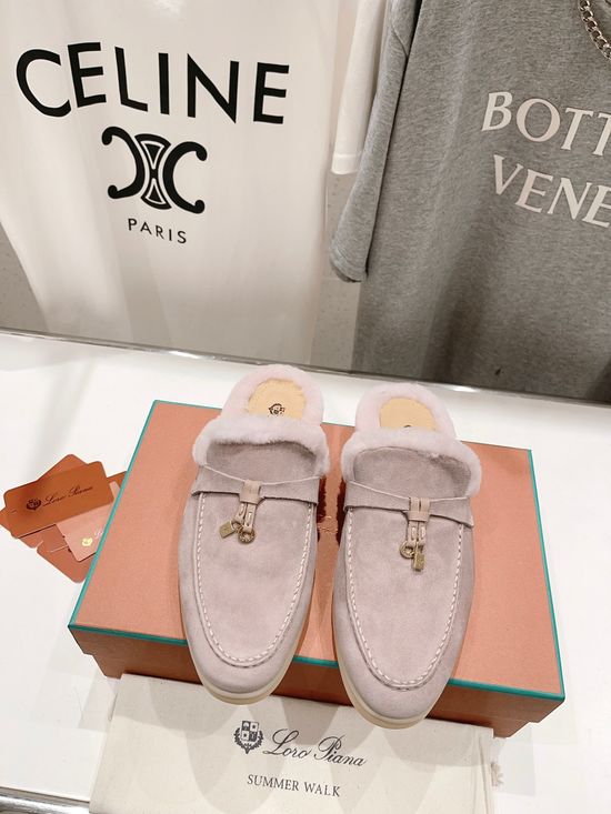 Loro Piana Premium Soft Suede Comfortable Loafer Shoes