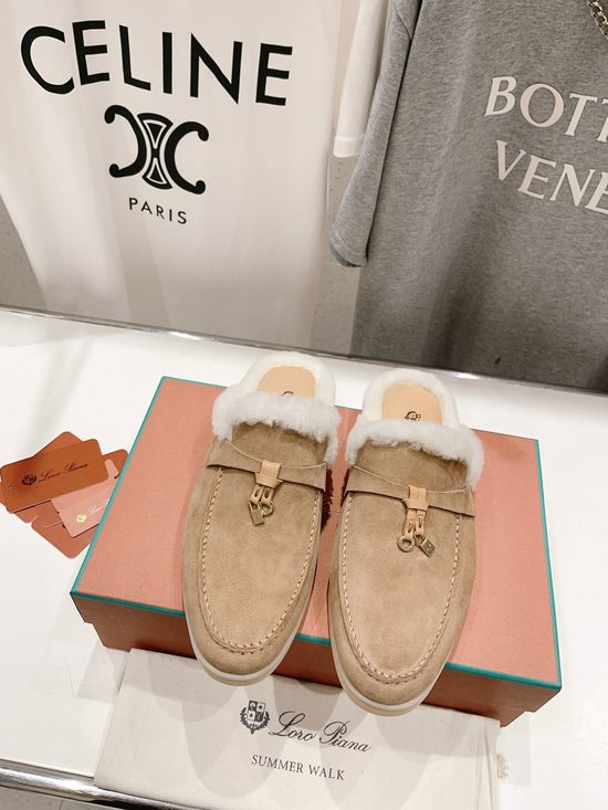 Loro Piana Premium Soft Suede Comfortable Loafer Shoes