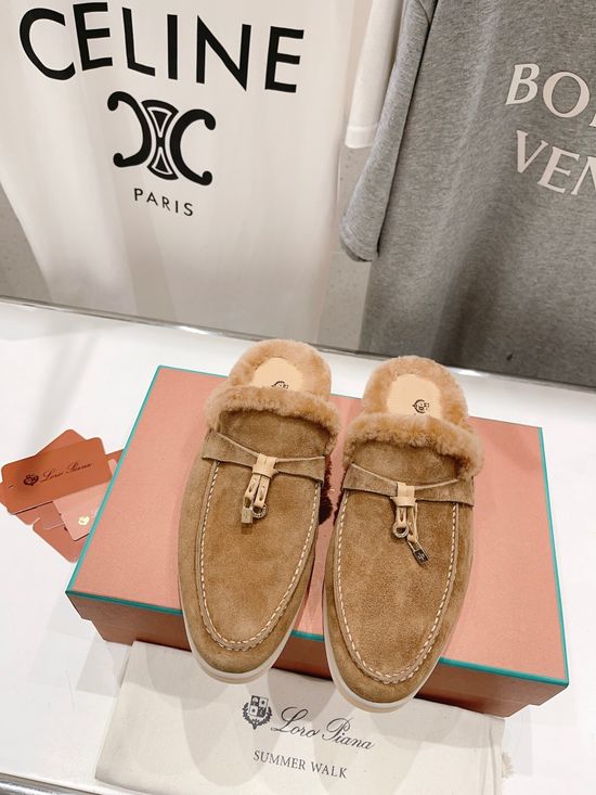Loro Piana Premium Soft Suede Comfortable Loafer Shoes