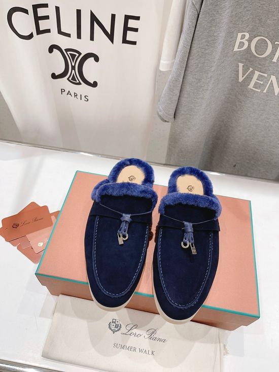 Loro Piana Premium Soft Suede Comfortable Loafer Shoes