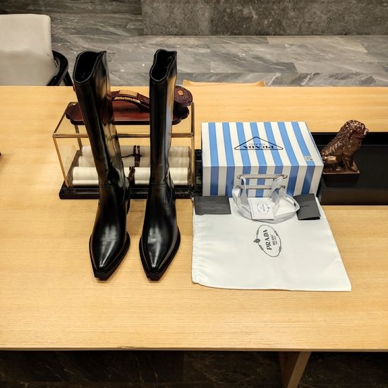 Prada Exclusive Bohemian Western Cowboy Boots Collection