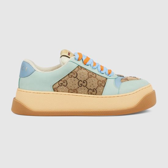 Gucci Vintage Distressed Thick Sole Comfortable Casual Sneakers