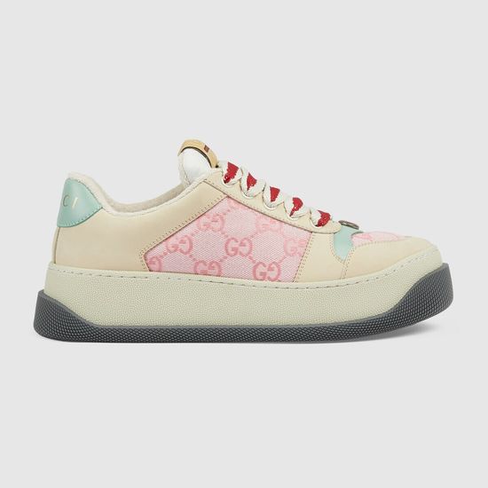 Gucci Vintage Distressed Thick Sole Comfortable Casual Sneakers