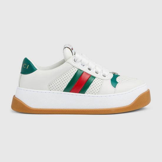 Gucci Vintage Distressed Thick Sole Comfortable Casual Sneakers