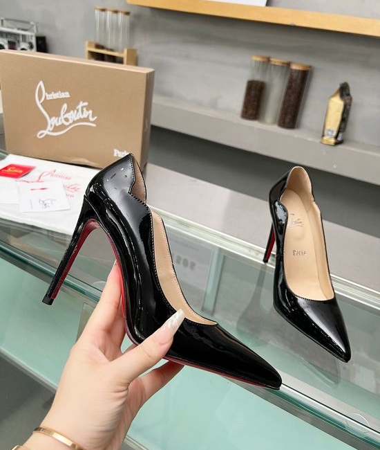 Christian Louboutine Classic Stiletto Heels With Signature Red Sole