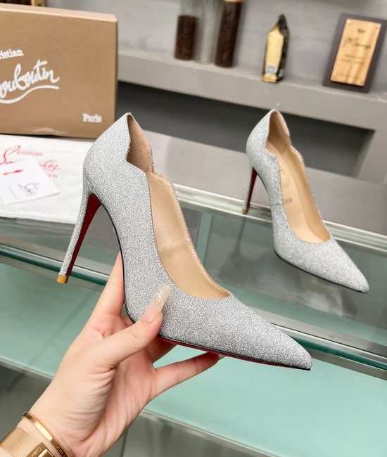 Christian Louboutine Classic Stiletto Heels With Signature Red Sole