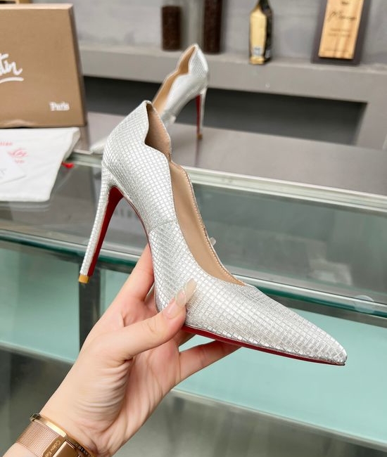 Christian Louboutine Classic Stiletto Heels With Signature Red Sole
