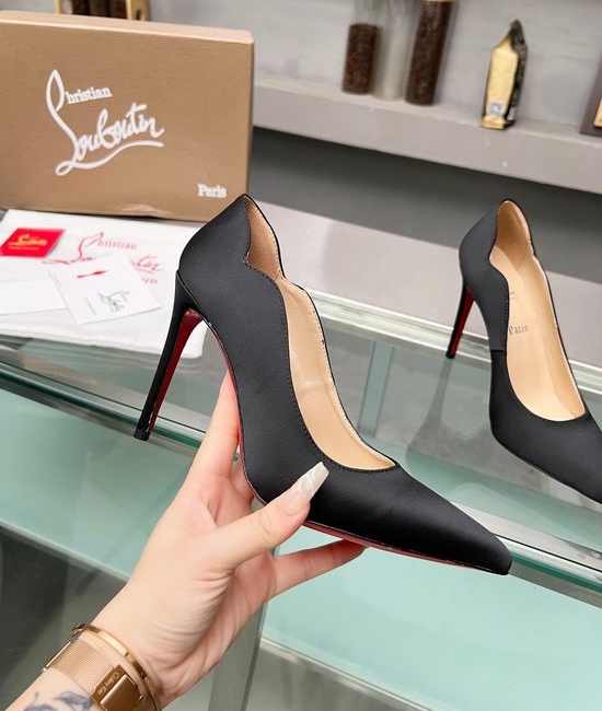 Christian Louboutine Classic Stiletto Heels With Signature Red Sole