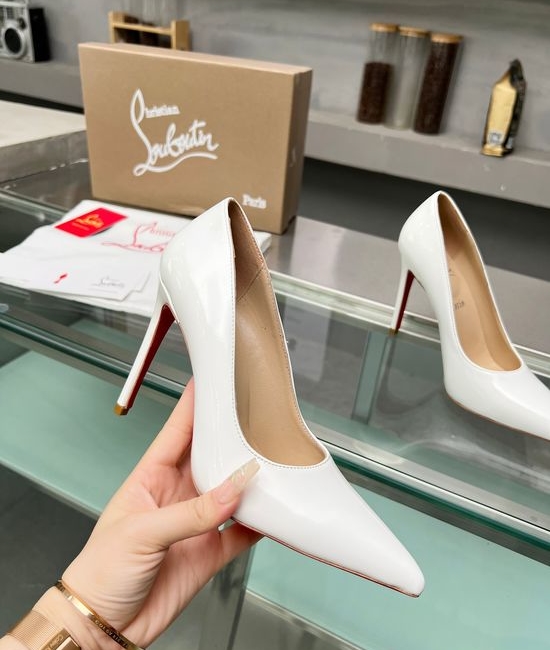 Christian Louboutine Classic Stiletto Heels With Signature Red Sole