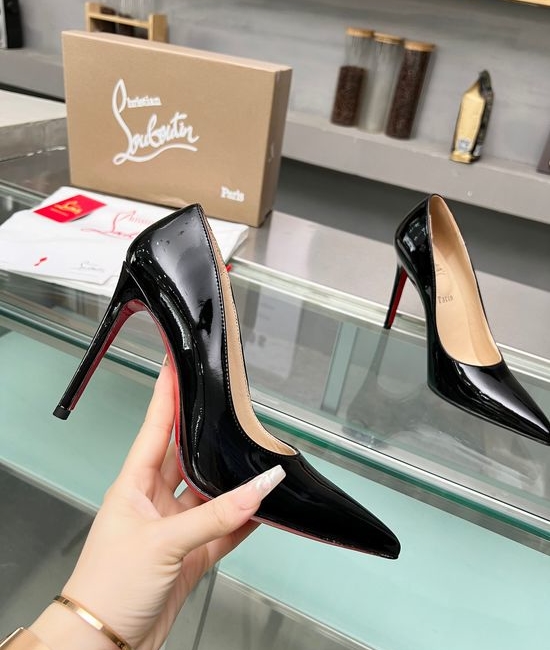 Christian Louboutine Classic Stiletto Heels With Signature Red Sole