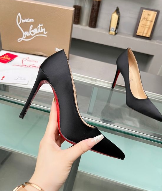 Christian Louboutine Classic Stiletto Heels With Signature Red Sole