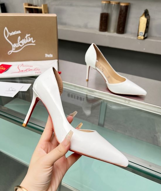 Christian Louboutine Classic Stiletto Heels With Signature Red Sole