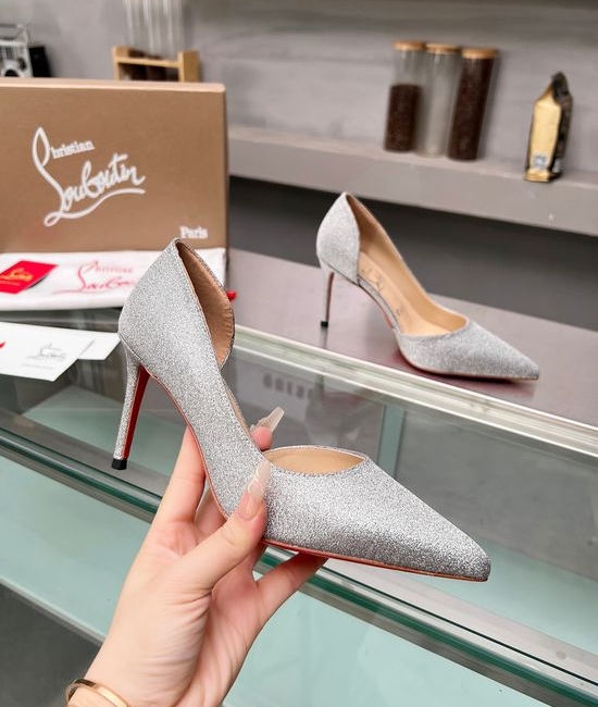 Christian Louboutine Classic Stiletto Heels With Signature Red Sole