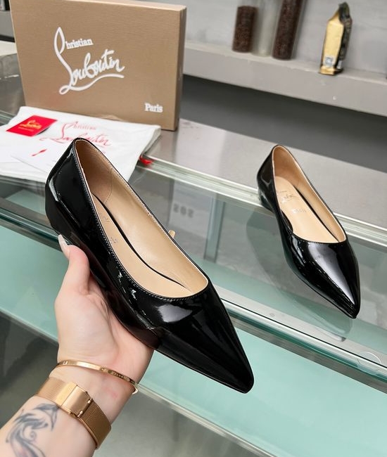 Christian Louboutine Classic Stiletto Heels With Signature Red Sole
