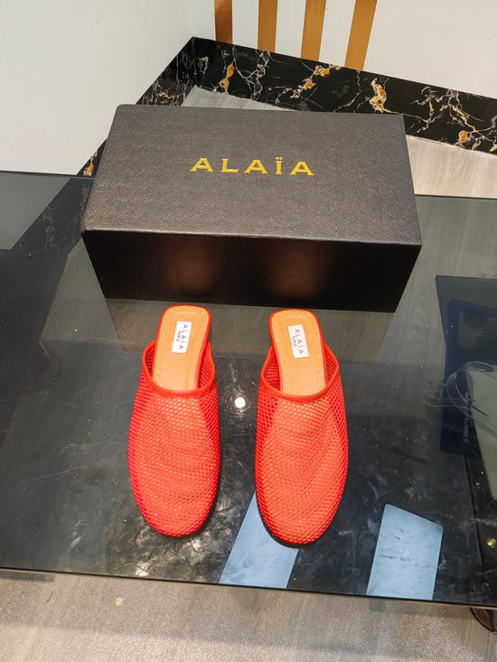 Alaia Elegant Heart Decoration Mesh Casual Flat Shoes