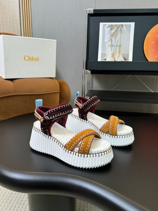 Loewe Suede Breathable Comfort Casual Fashion Sandals