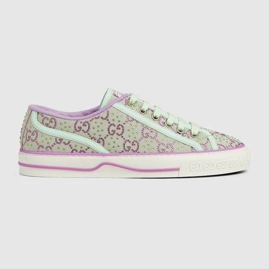 Gucci Classic Pattern Platform Canvas Shoes Low Top Style