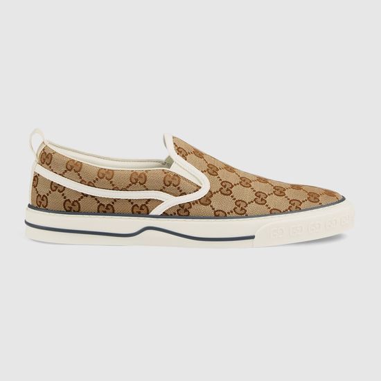 Gucci Classic Canvas Platform Sneakers High Low Top Non Slip