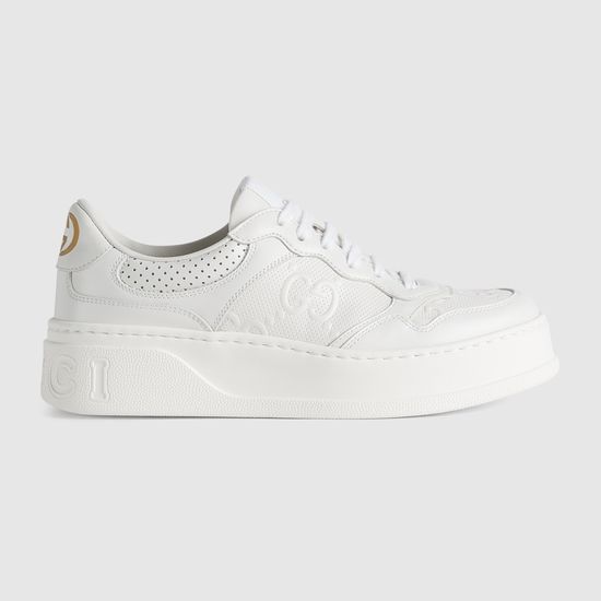 Gucci Elevated Thick Sole Casual Sneakers Classic Print Durable