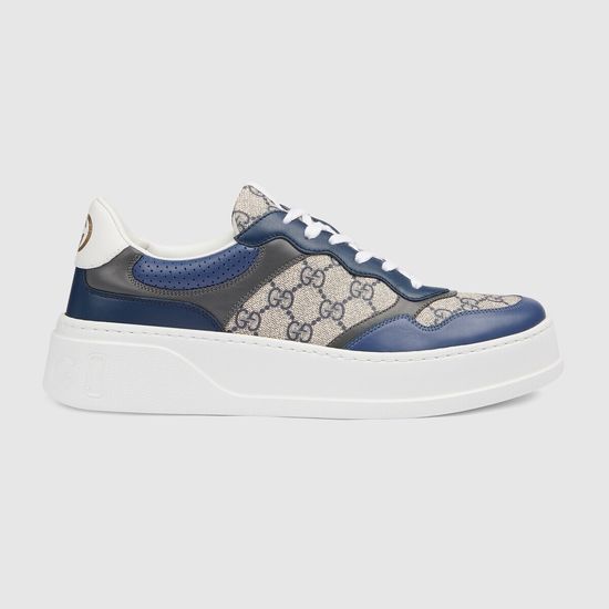 Gucci Elevated Thick Sole Casual Sneakers Classic Print Durable