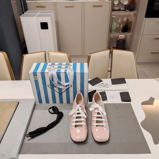 Prada Elegant Mary Jane Flats Comfortable Casual Daily Footwear